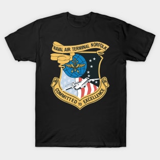 Navy - Naval Air Terminal Norfolk wo Txt X 300 T-Shirt